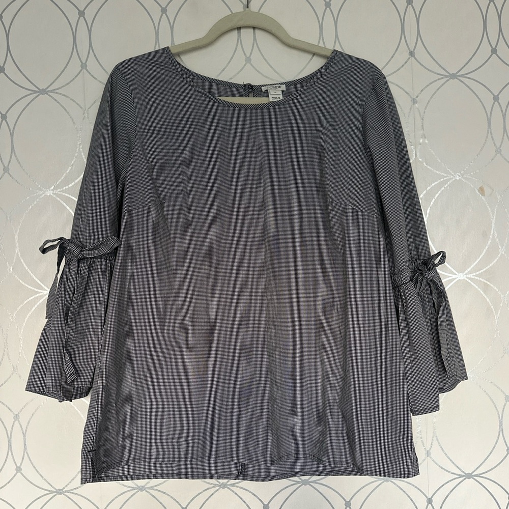 J. Crew Women's Top with Bow Sleeves